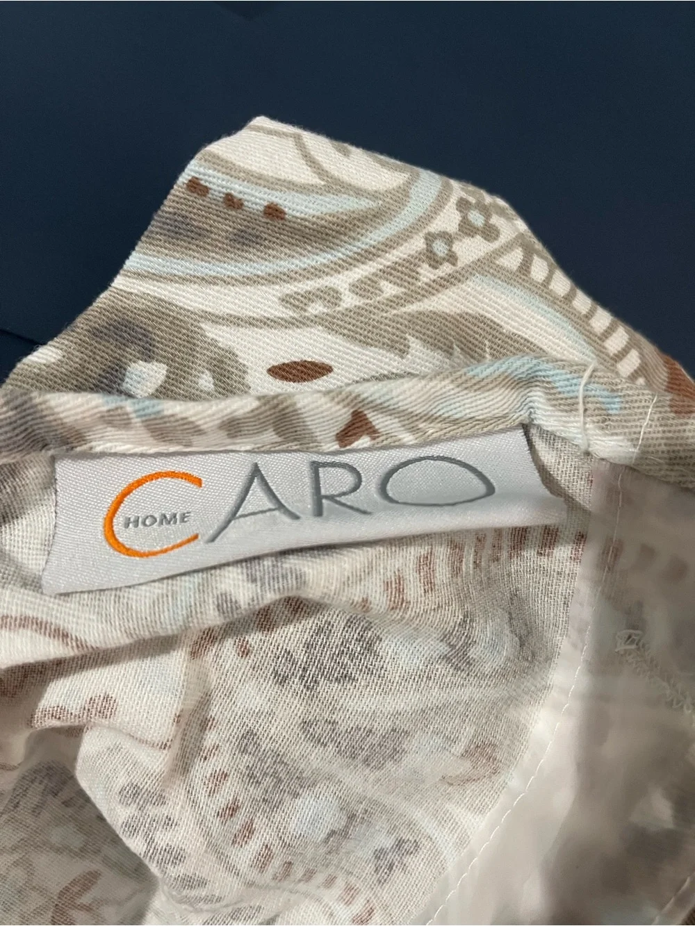 Caro Home Shower Curtain in Kashmir - Mineral